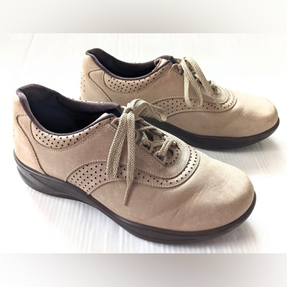 SAS Walk Easy Khaki Beige Tan Shoes